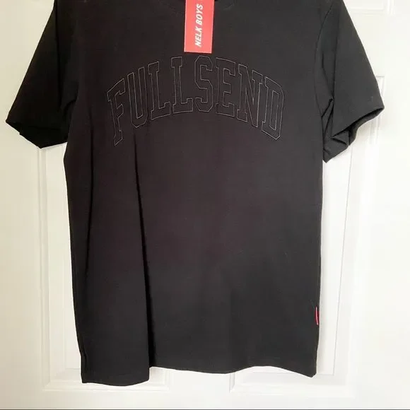 nelk boys - full send black varsity tee - Picture 2 of 4